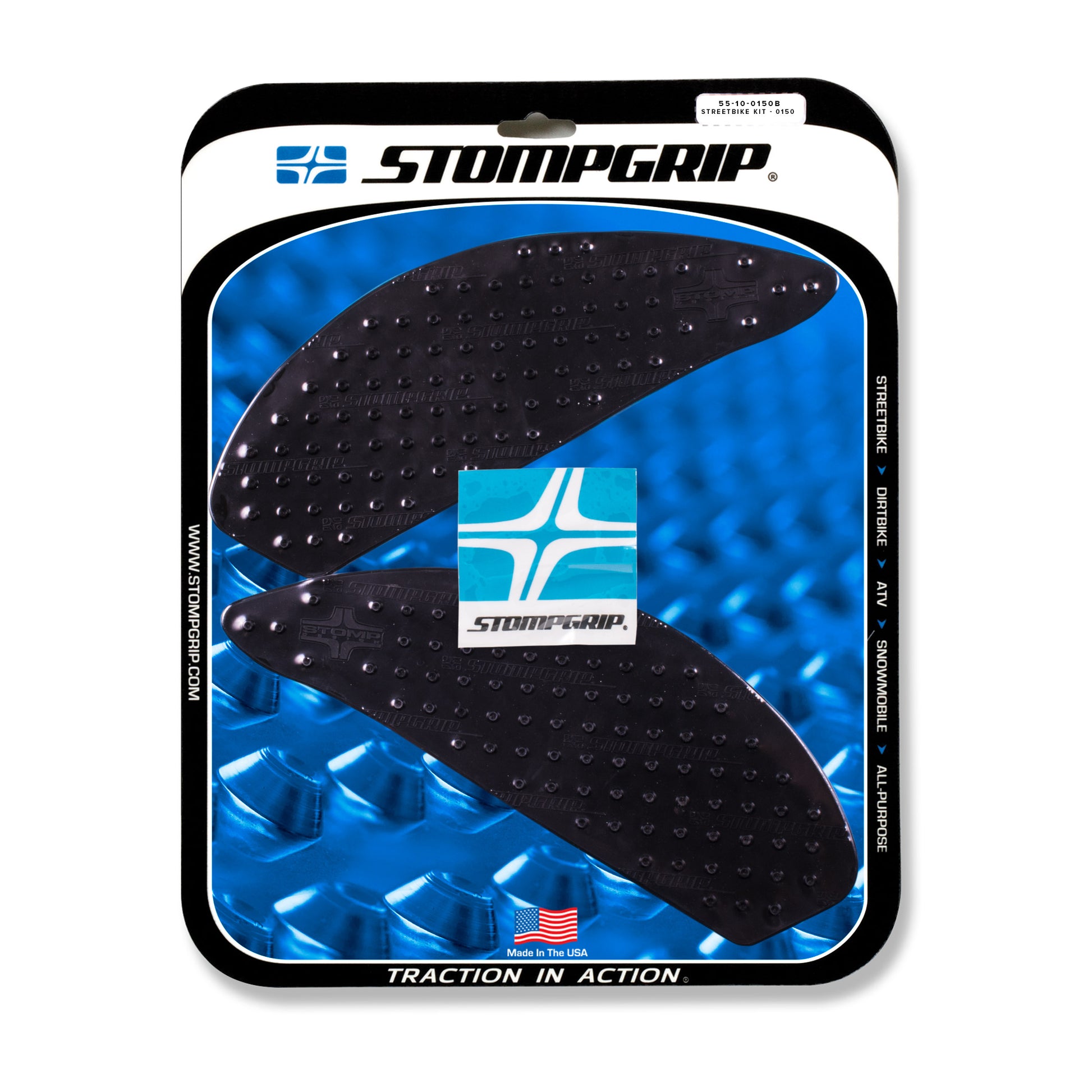 Stomgrip Traktionspad Streetbikes Schwarz Suzuki GSX250 R Bj. 18-20