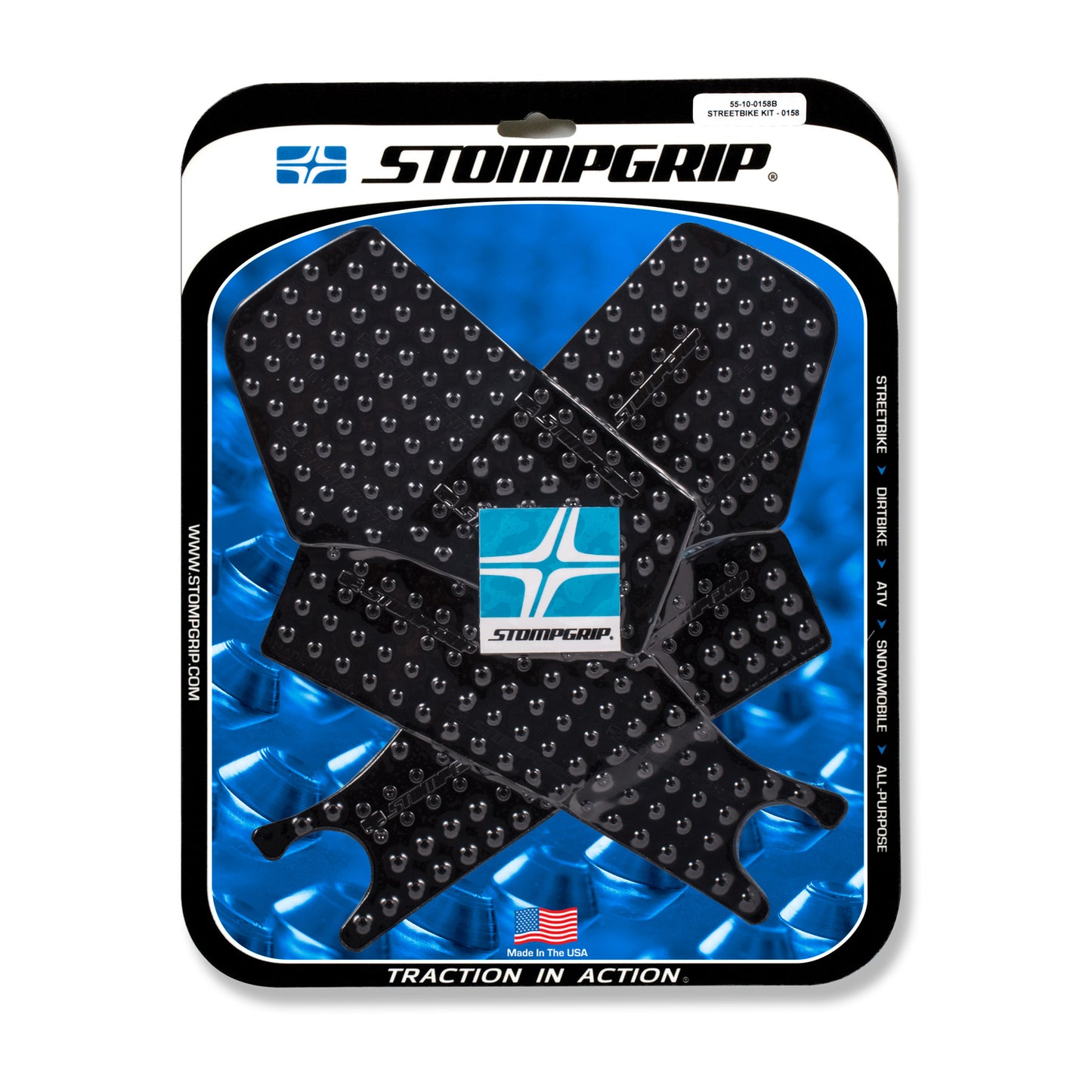 Stomgrip Traktionspad Streetbikes Schwarz Honda CRF250 L Rally Bj. 17-20