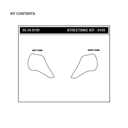 Stomgrip Traktionspad Streetbikes Klar Honda CRF1000 L Africa Twin Adventure Sport Bj. 18-22