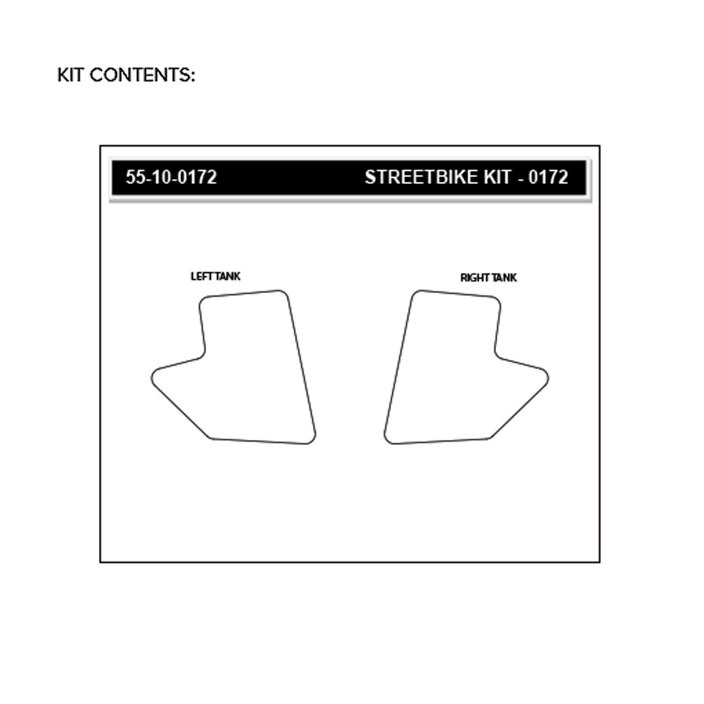 Stomgrip Traktionspad Streetbikes Klar Suzuki DR-Z 400 Bj. 01-22