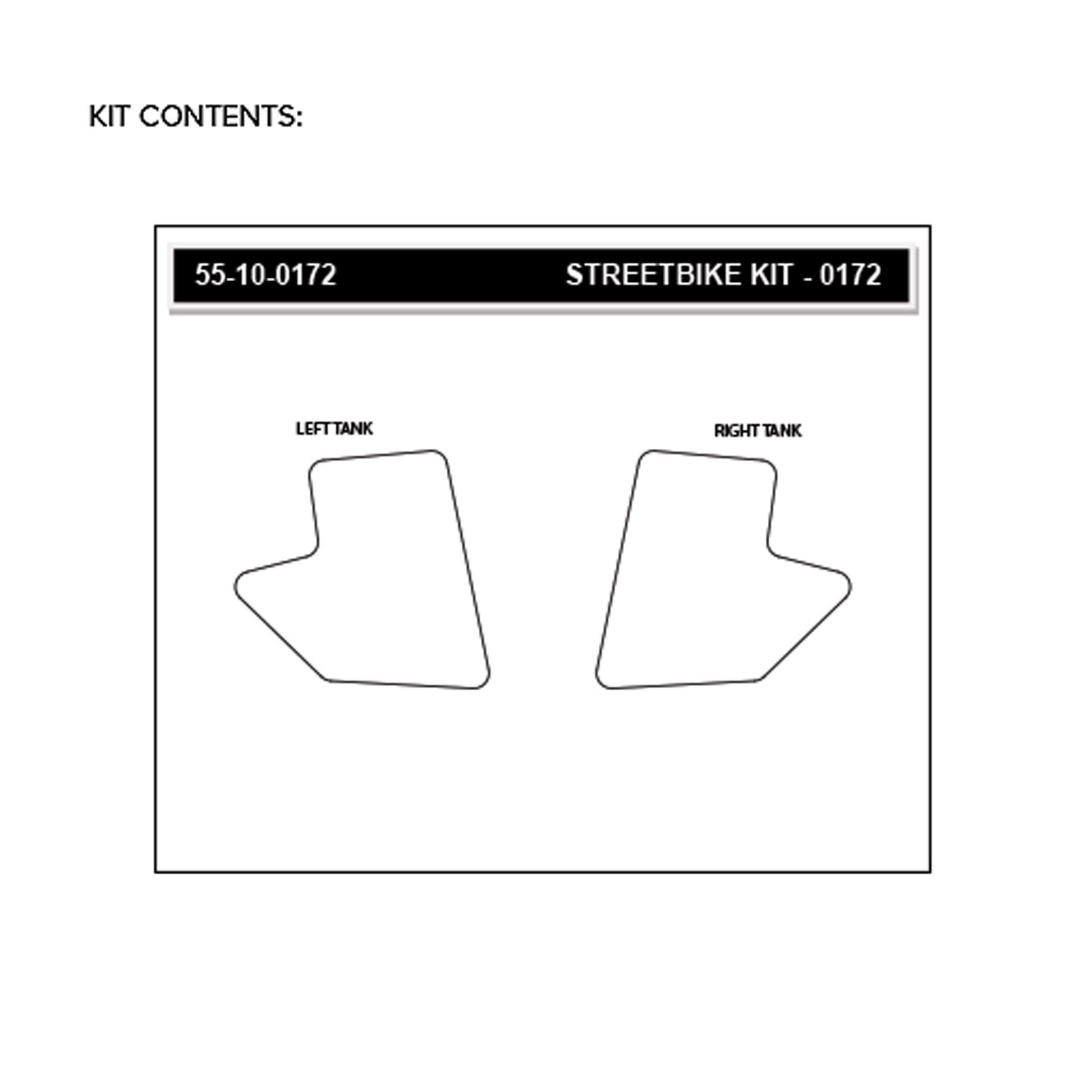 Stomgrip Traktionspad Streetbikes Klar Suzuki DR-Z 400 Bj. 01-22
