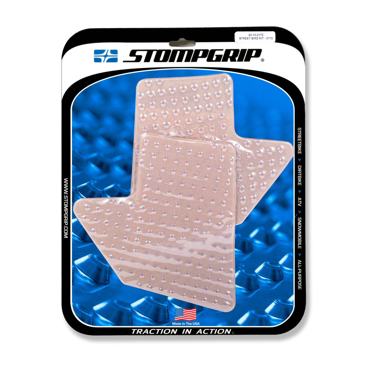 Stomgrip Traktionspad Streetbikes Klar Suzuki DR-Z 400 Bj. 01-22