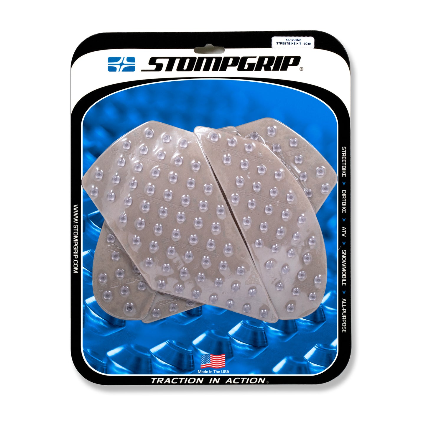 Stomgrip Traktionspad Streetbikes Klar Kawasaki Ninja ZX-10R / RR Bj. 11-22