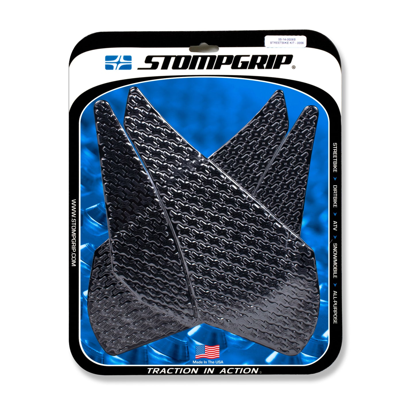 Stomgrip Traktionspad Streetbikes Schwarz Yamaha YZF-R1 Bj. 07-08