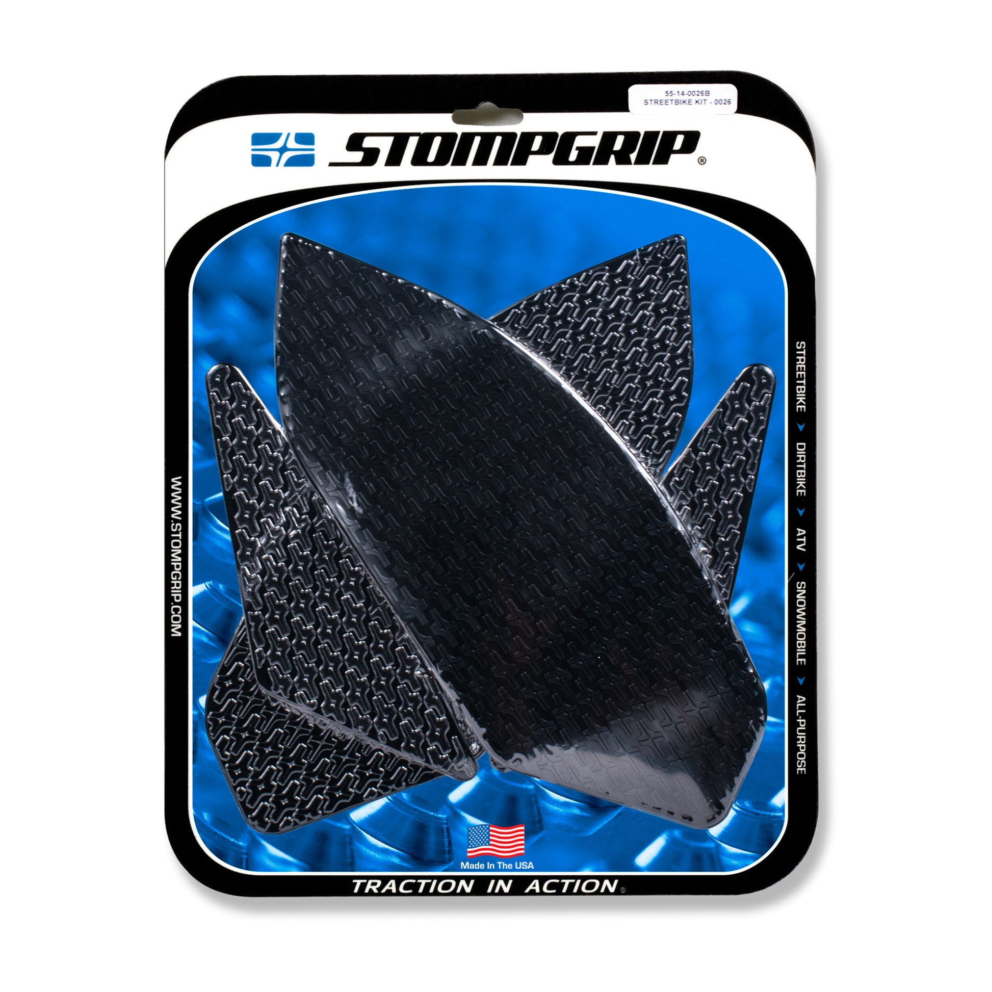 Stomgrip Traktionspad Streetbikes Schwarz Honda CB500 F Bj. 13-15