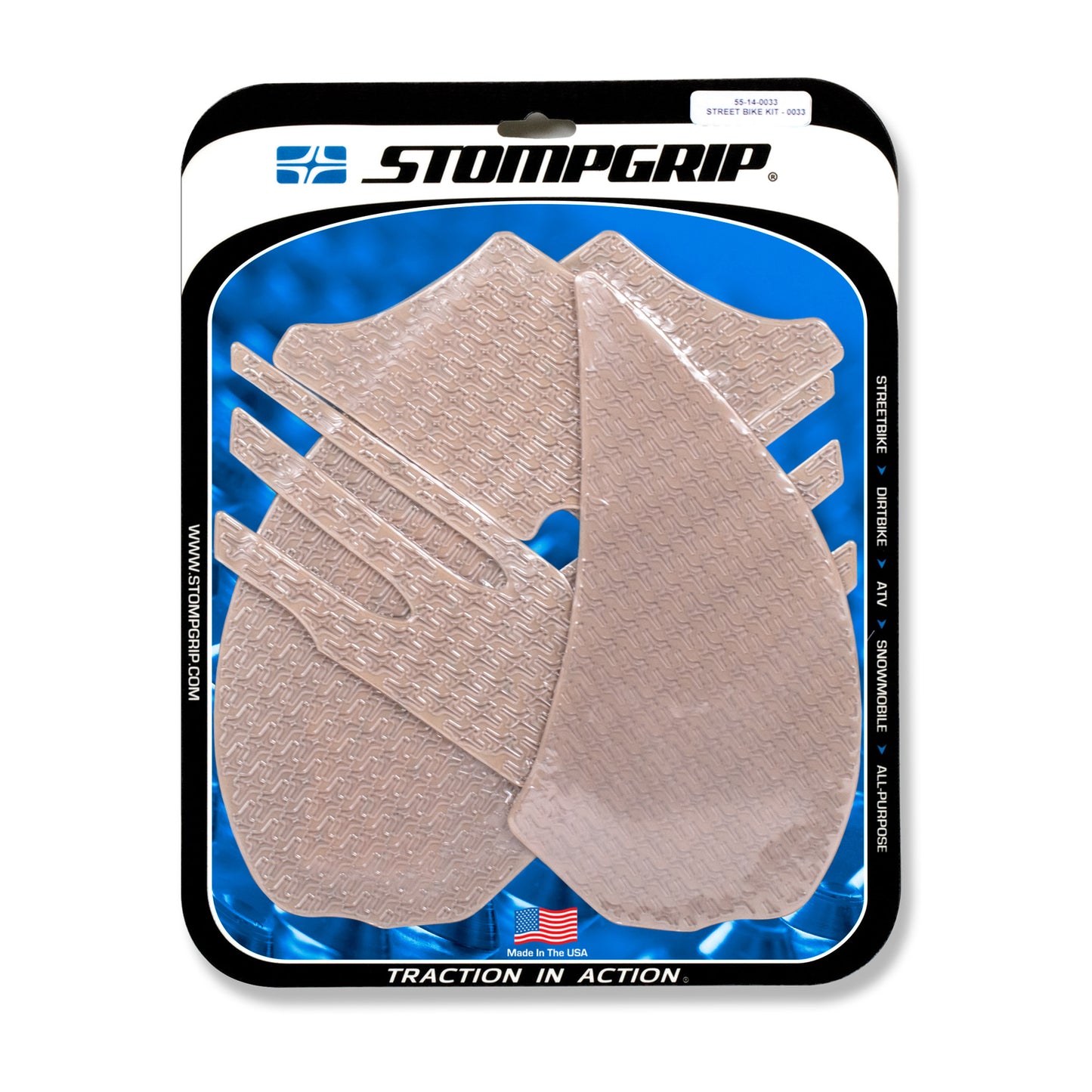 Stomgrip Traktionspad Streetbikes Klar Kawasaki ZZR 1400 Bj. 06-11