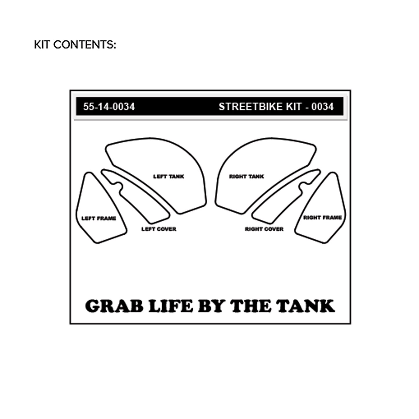 Stomgrip Traktionspad Streetbikes Hybrid Kawasaki Ninja ZX-10R Bj. 08-10