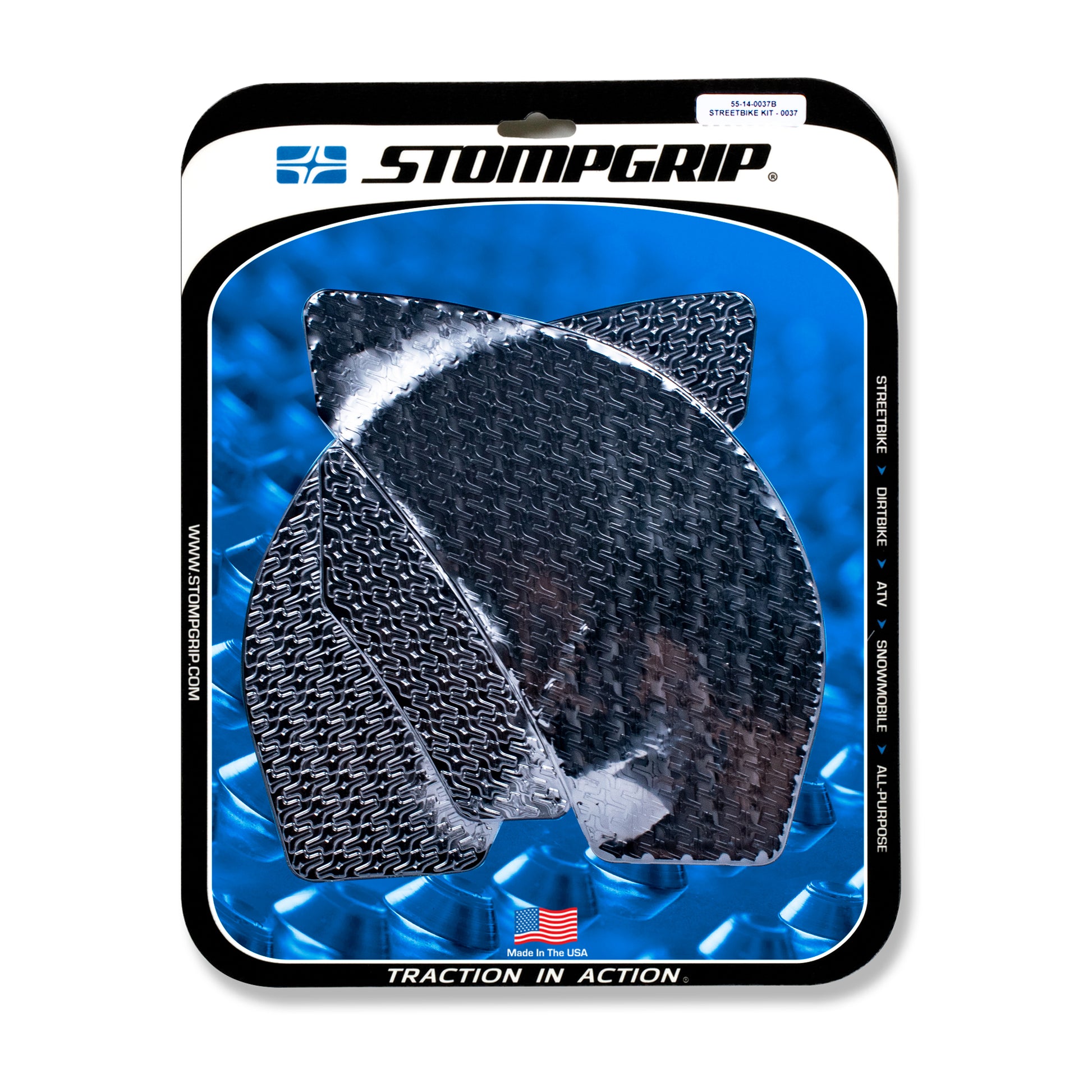 Stomgrip Traktionspad Streetbikes Schwarz Kawasaki Ninja ZX-6R Bj. 09-22