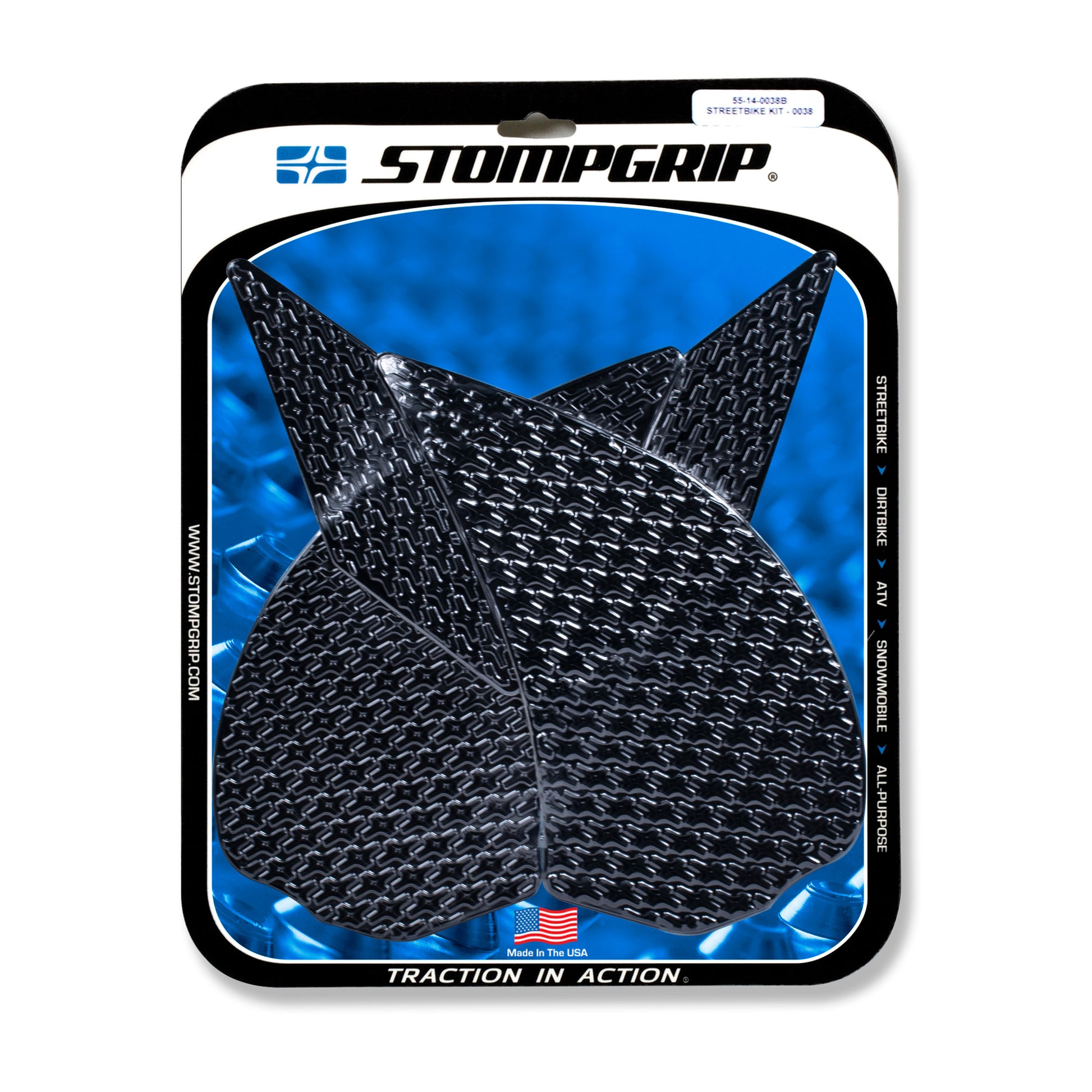 Stomgrip Traktionspad Streetbikes Schwarz Kawasaki Z1000 / ABS Bj. 10-16