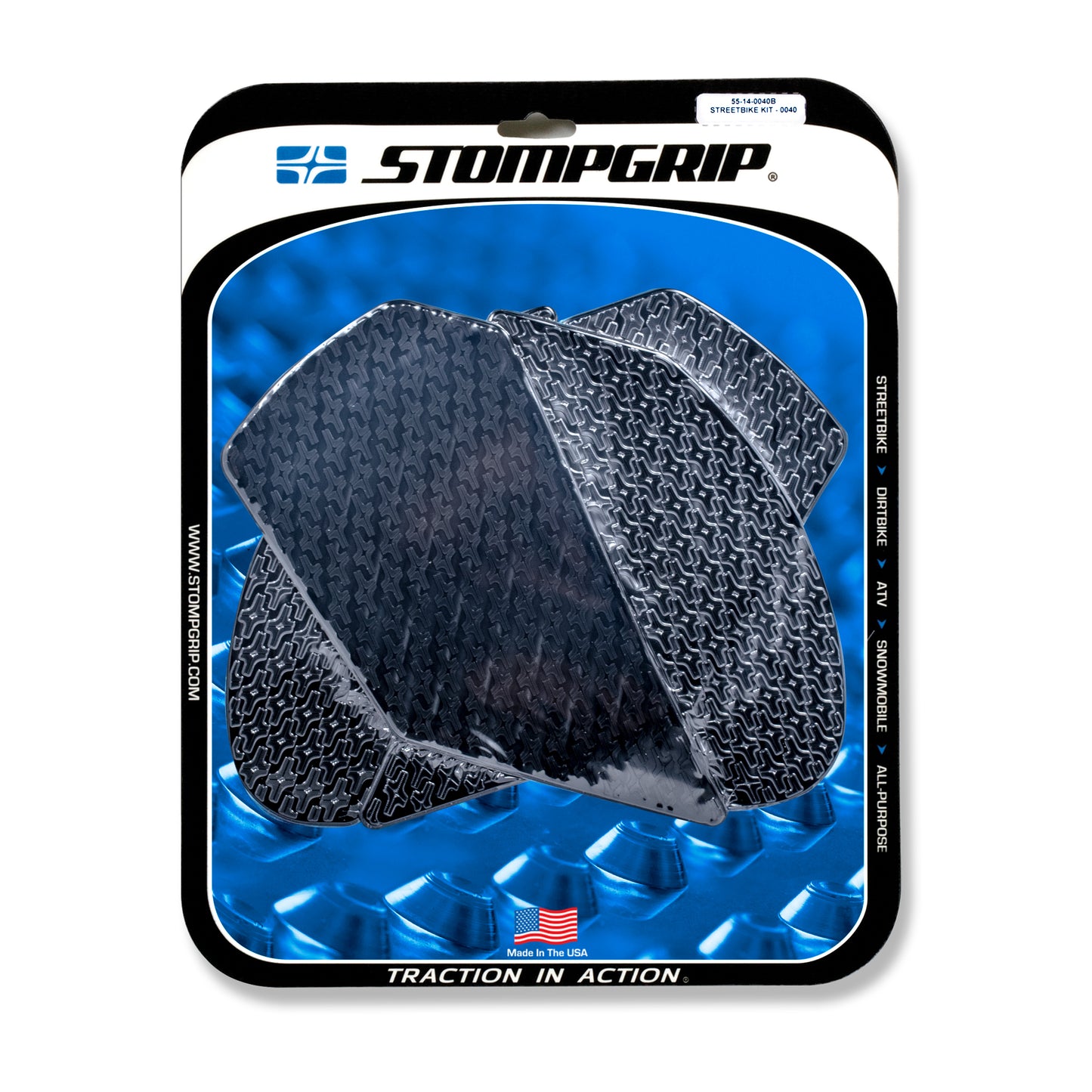 Stomgrip Traktionspad Streetbikes Schwarz Kawasaki Ninja ZX-10R / RR Bj. 11-22
