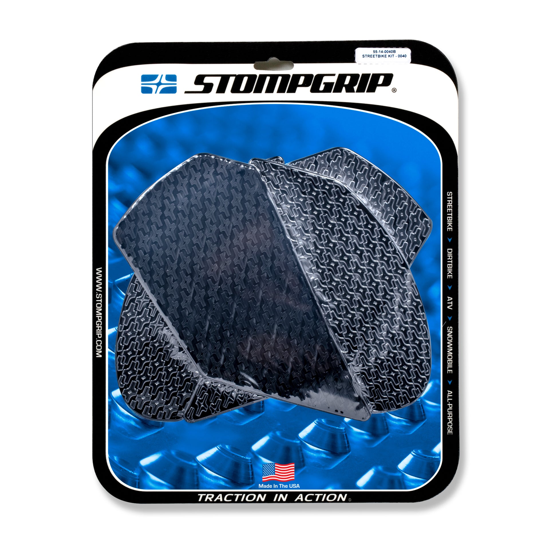 Stomgrip Traktionspad Streetbikes Schwarz Kawasaki Ninja ZX-10R / RR Bj. 11-22