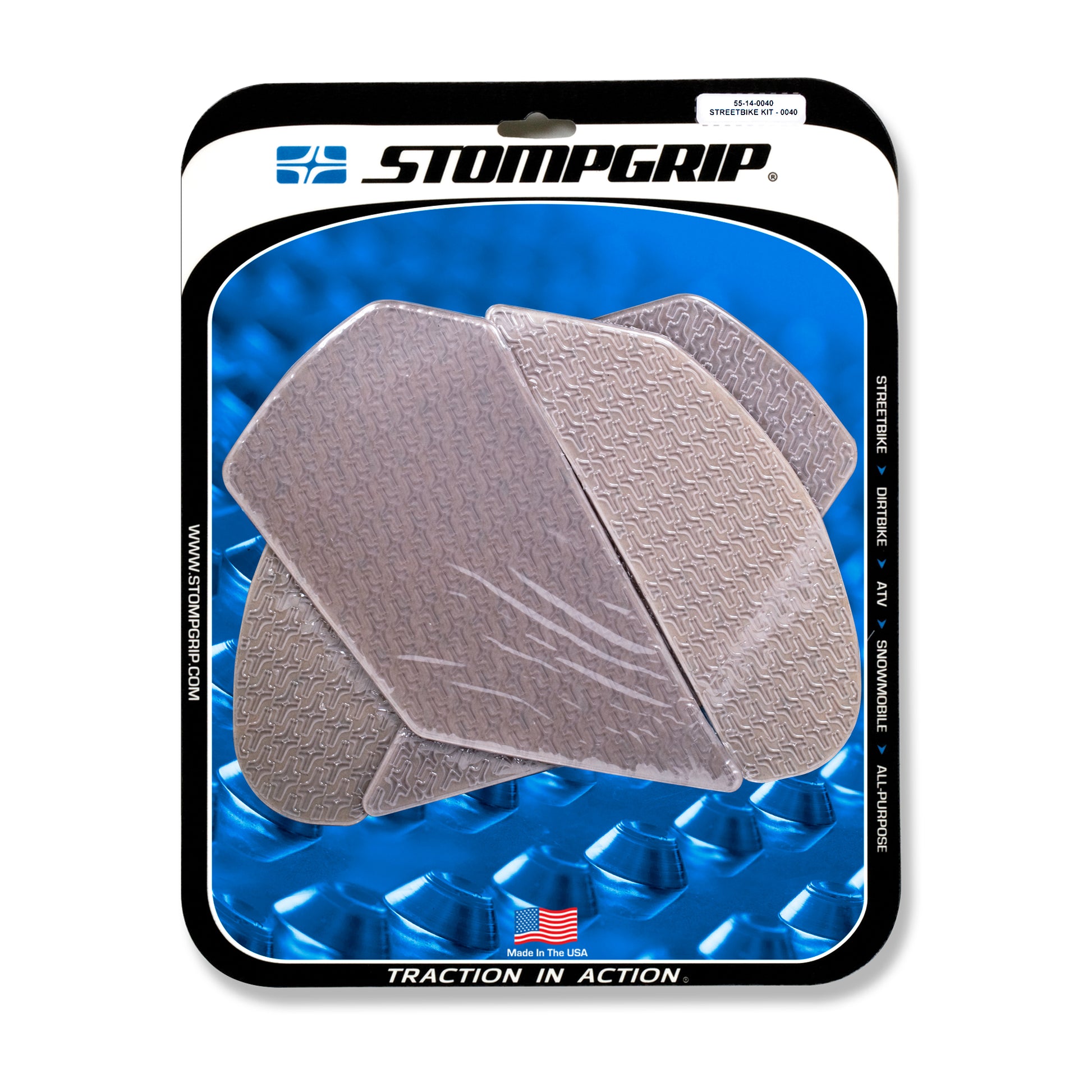 Stomgrip Traktionspad Streetbikes Klar Kawasaki Ninja ZX-10R / RR Bj. 11-22