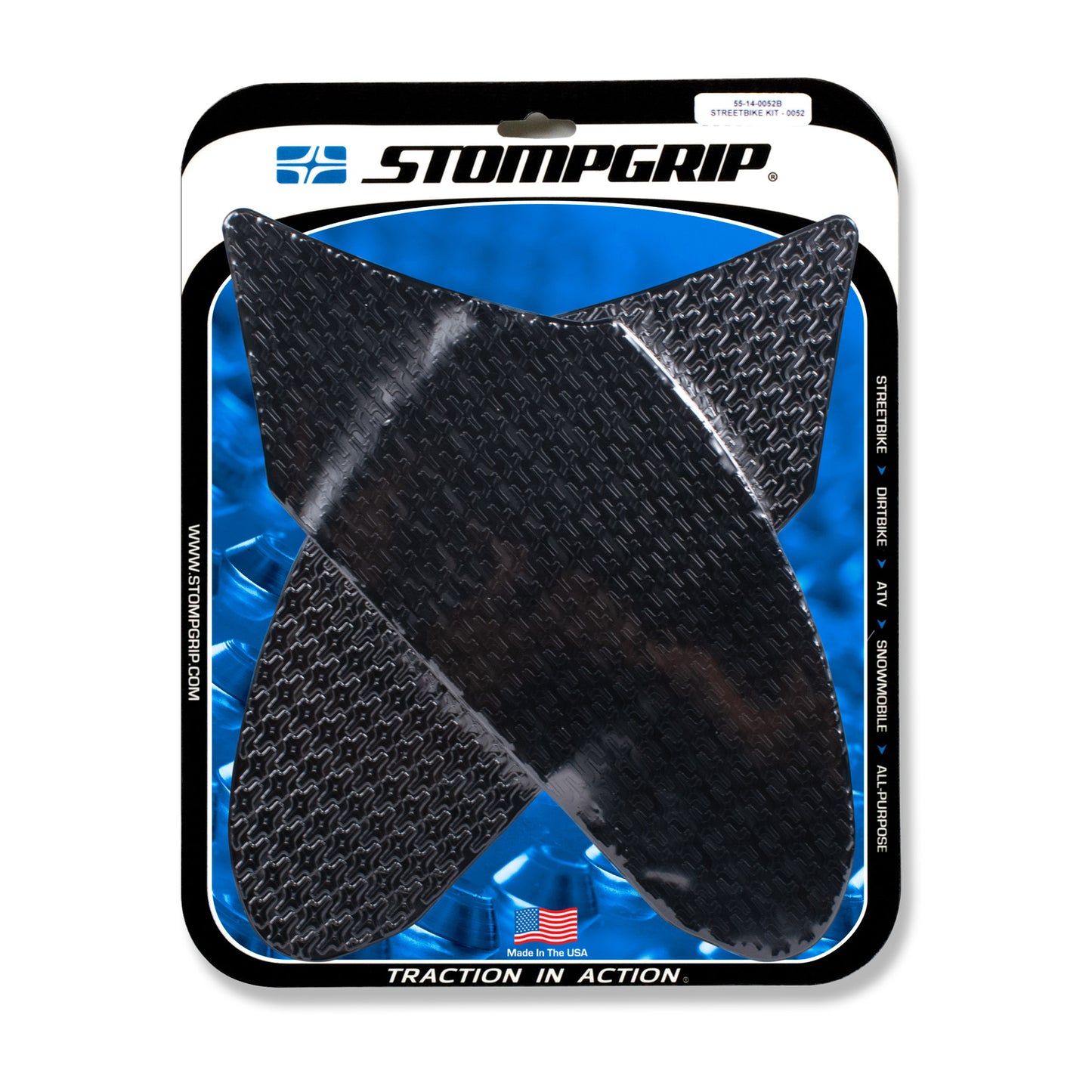 Stomgrip Traktionspad Streetbikes Schwarz Suzuki GSX-R 750 Bj. 06-07