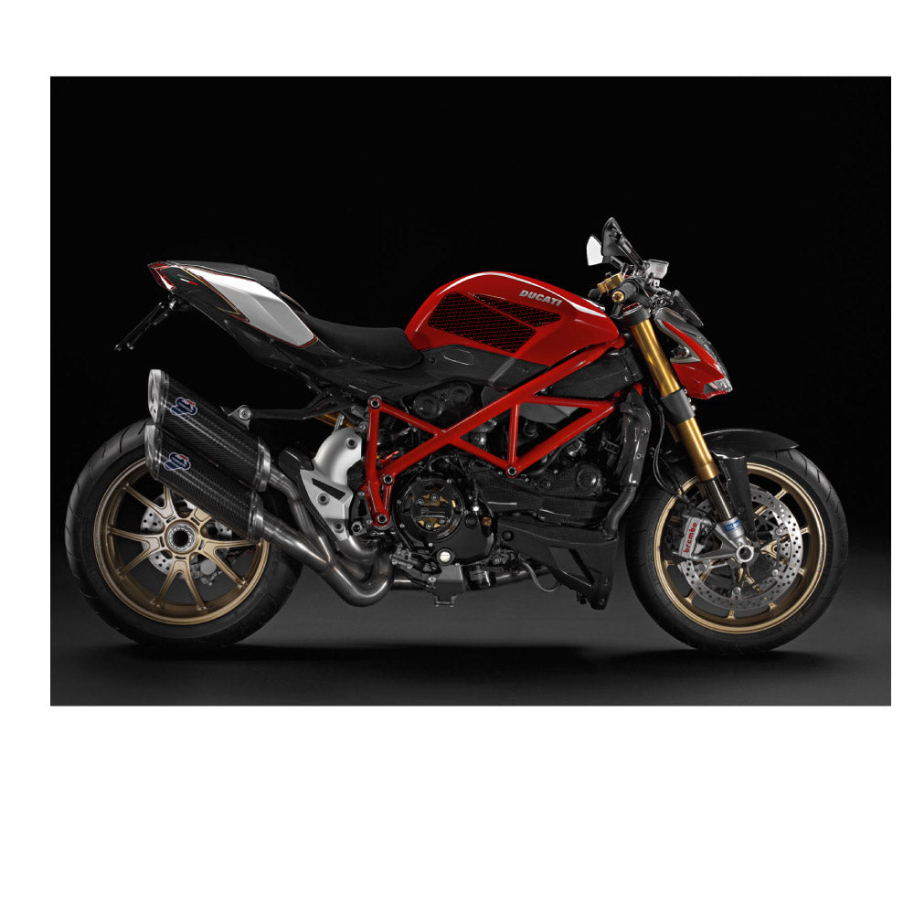 Stomgrip Traktionspad Streetbikes Schwarz Ducati Streetfighter 848 Bj. 12-15