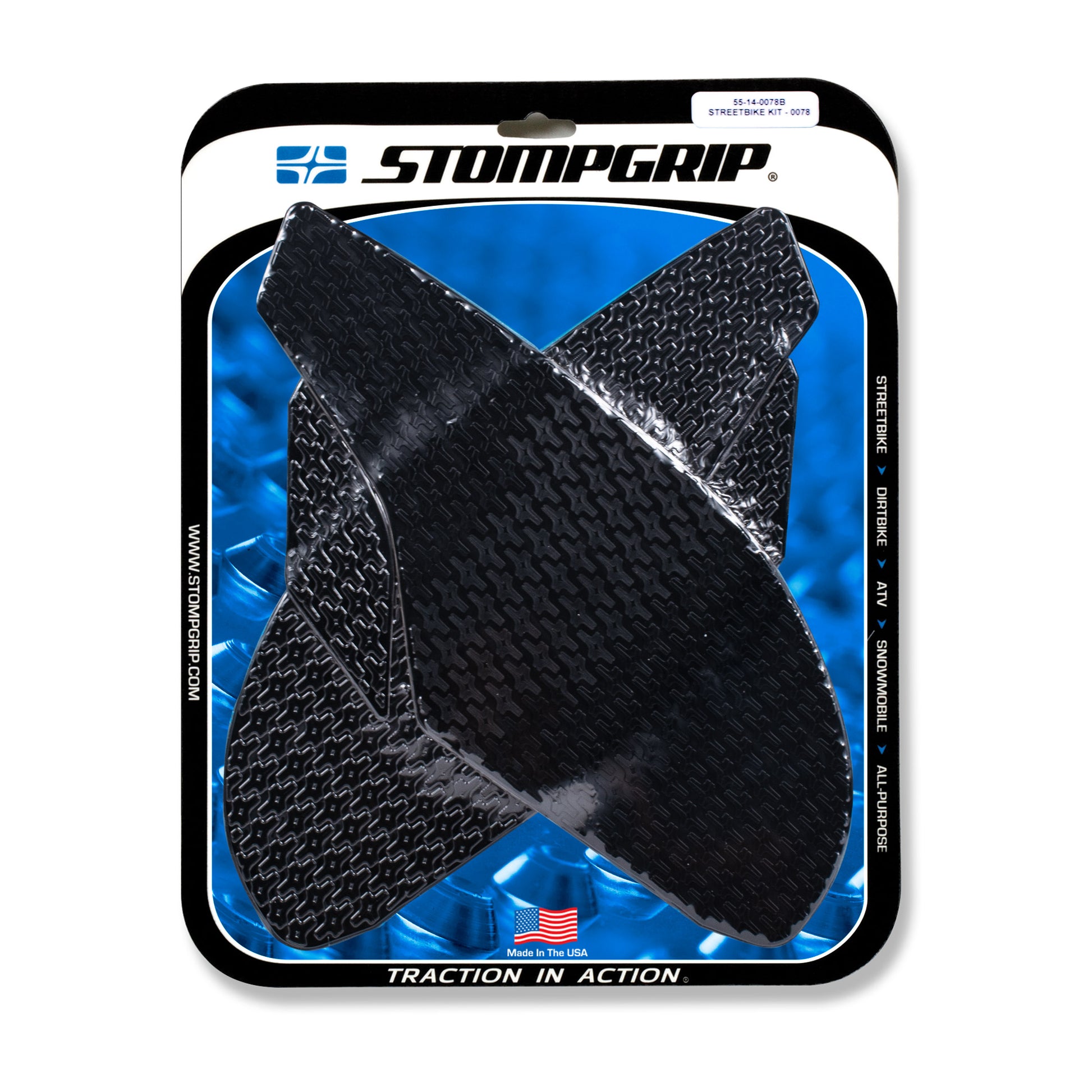 Stomgrip Traktionspad Streetbikes Schwarz Triumph Street Triple 765 R Bj. 13-20
