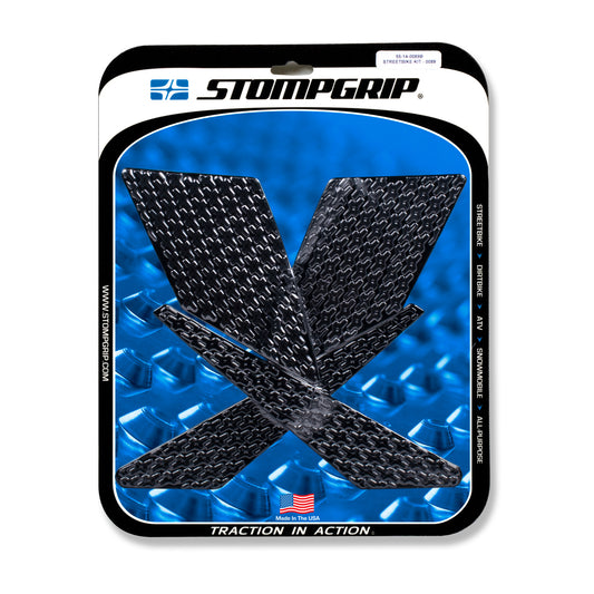 Stomgrip Traktionspad Streetbikes Schwarz Kawasaki KLX 250 S / Camo Bj. 09-20