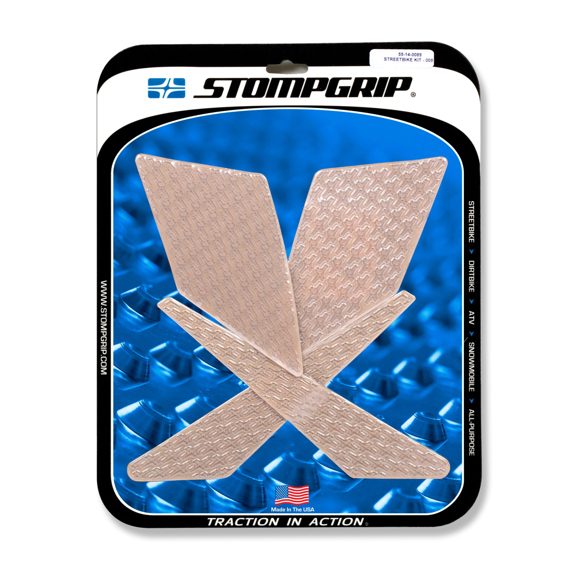 Stomgrip Traktionspad Streetbikes Klar Kawasaki KLX 250 S / Camo Bj. 09-20