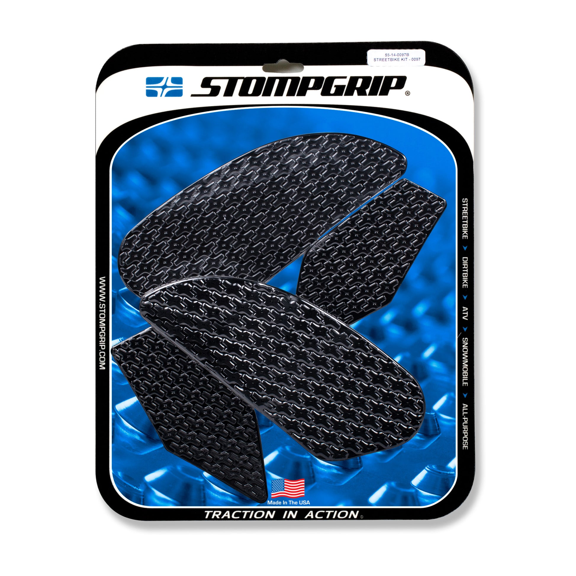 Stomgrip Traktionspad Streetbikes Schwarz Honda VFR800 Bj. 14-15