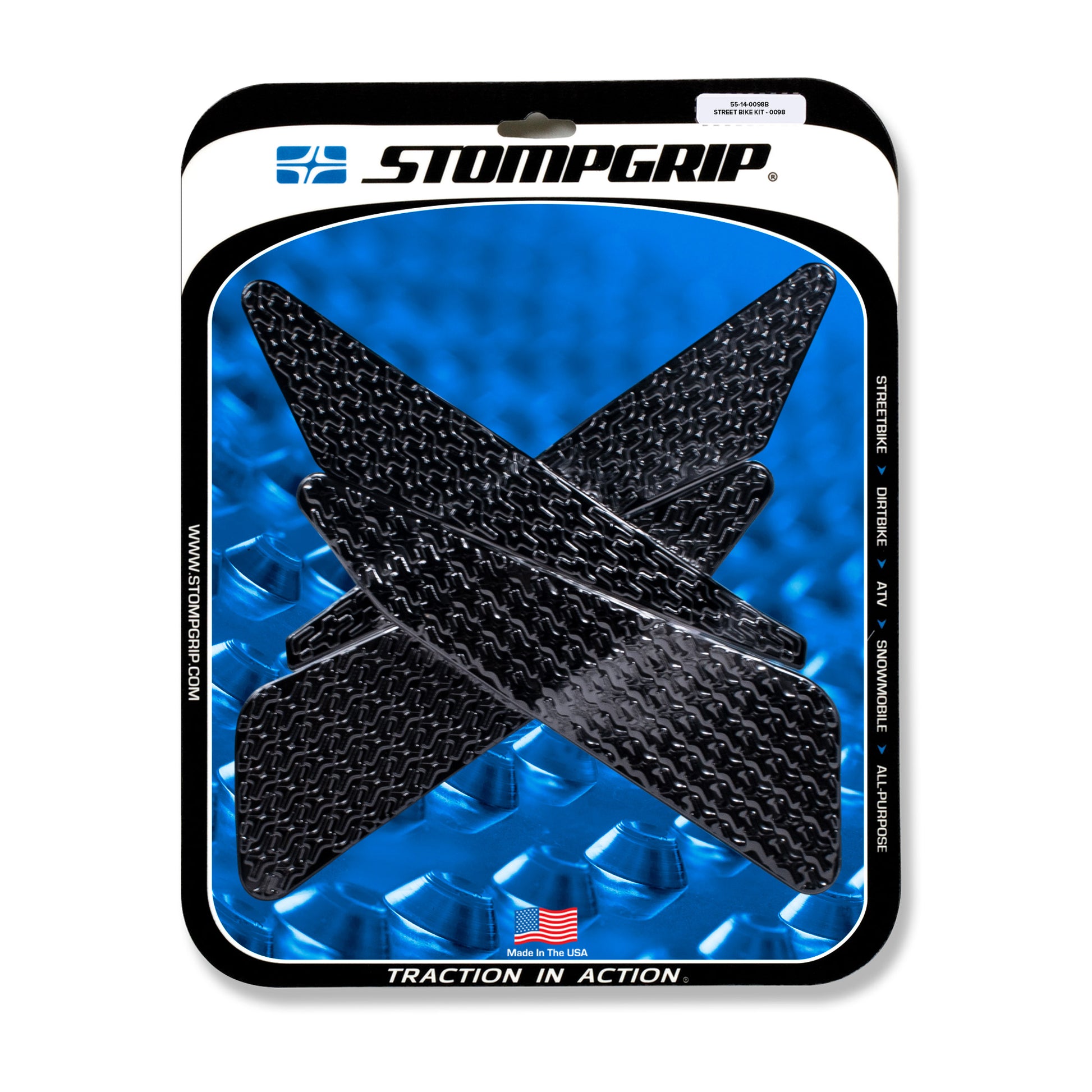 Stomgrip Traktionspad Streetbikes Schwarz Yamaha MT-07 Bj. 15-17