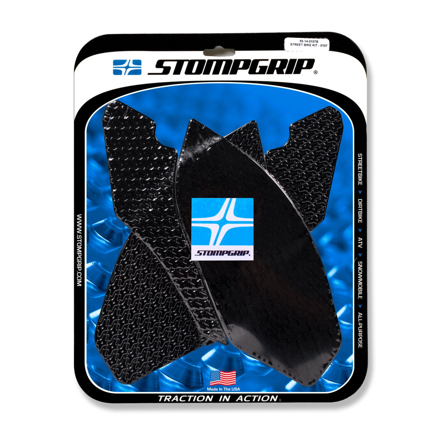 Stomgrip Traktionspad Streetbikes Schwarz BMW S 1000 R Bj. 14-20