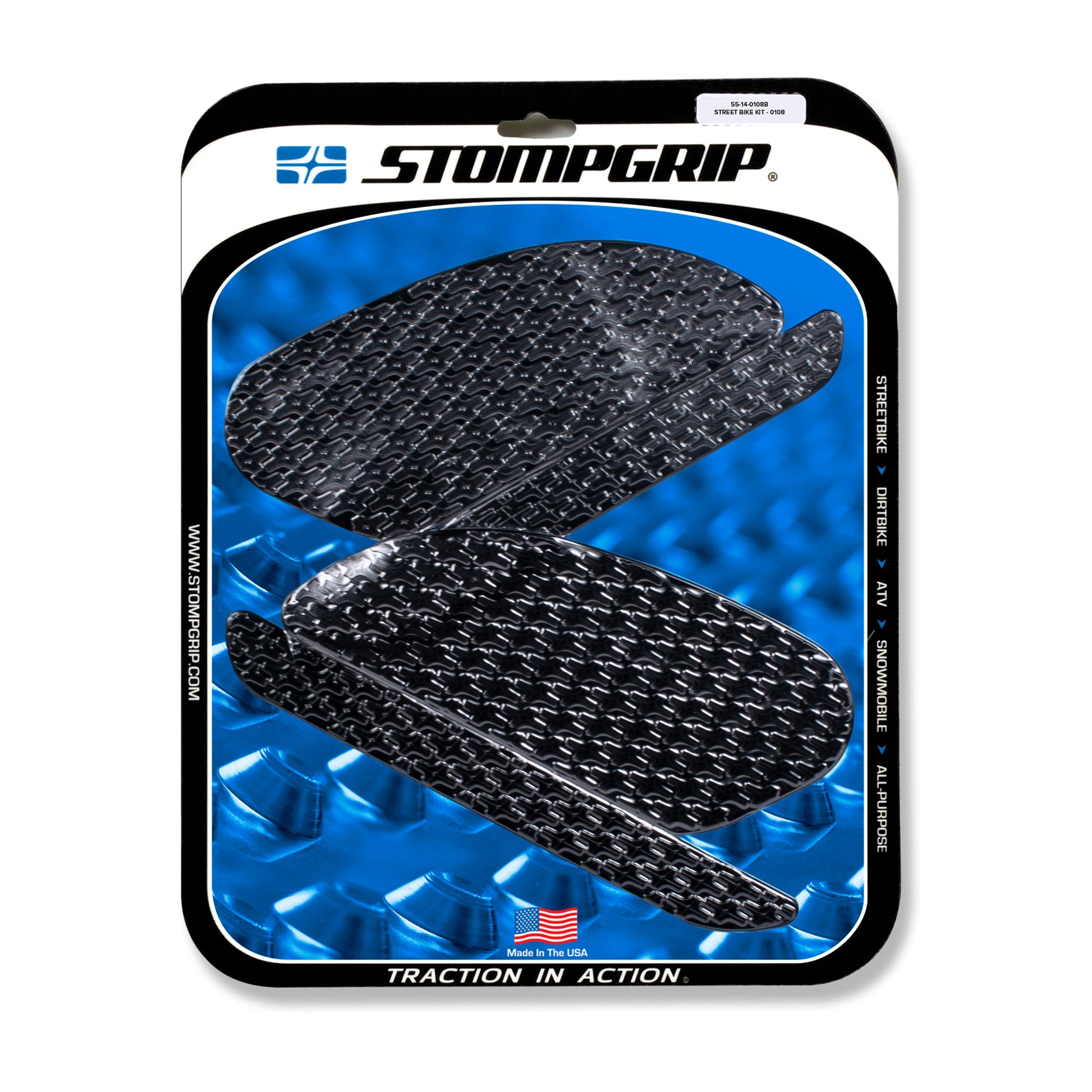 Stomgrip Traktionspad Streetbikes Schwarz Kawasaki Ninja H2 Bj. 15-22