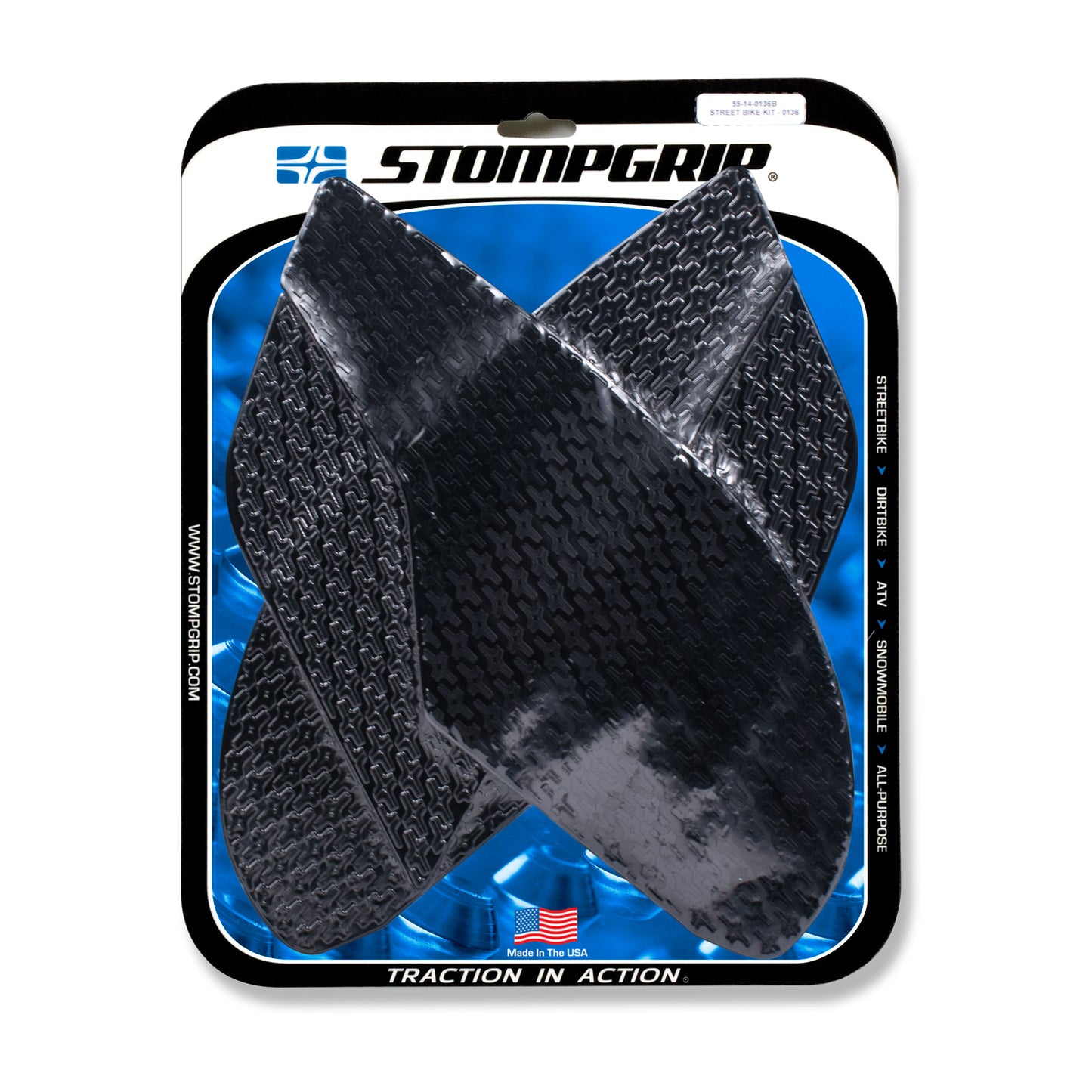 Stomgrip Traktionspad Streetbikes Schwarz Suzuki SV650 / X / s Bj. 16-22