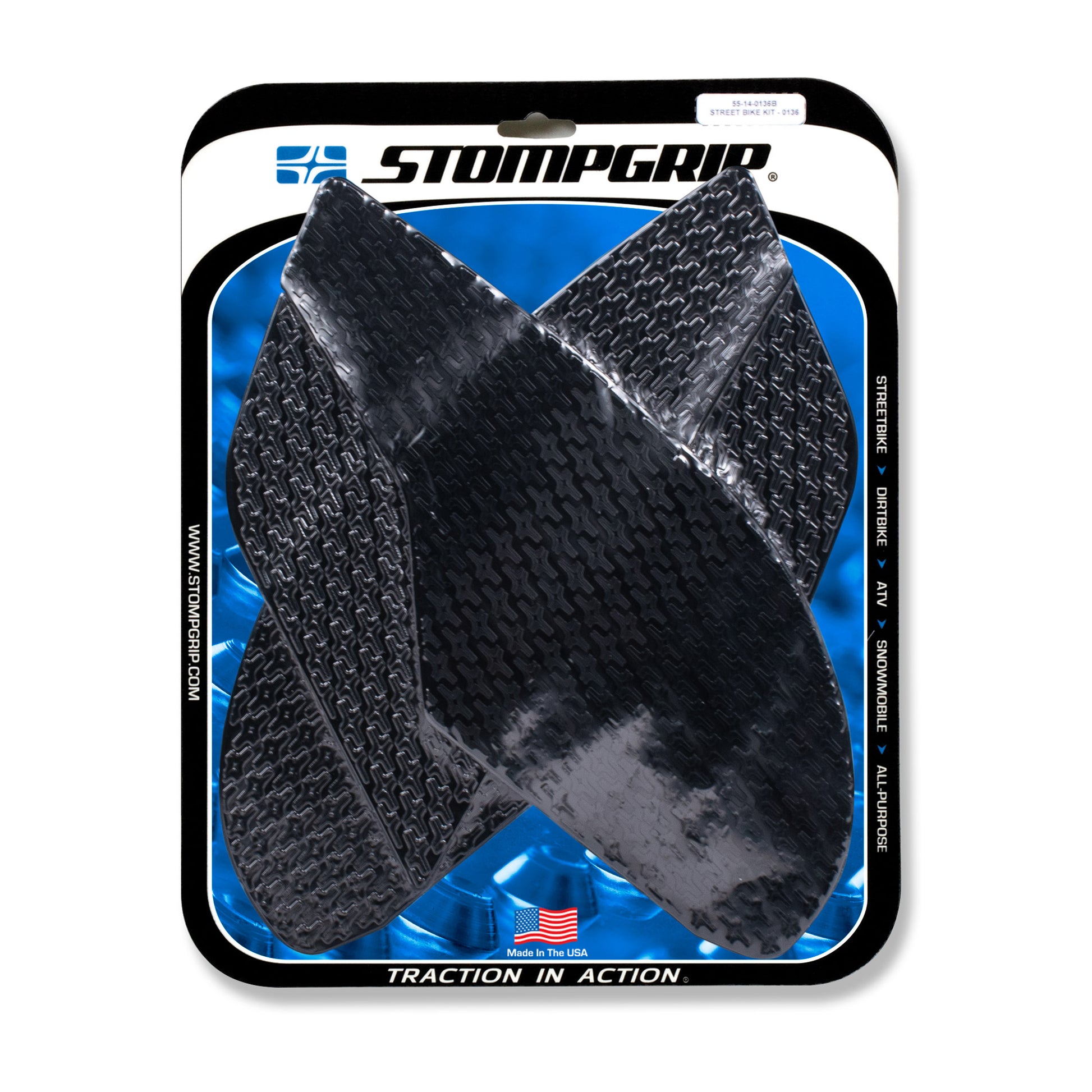 Stomgrip Traktionspad Streetbikes Schwarz Suzuki SV650 / X / s Bj. 16-22