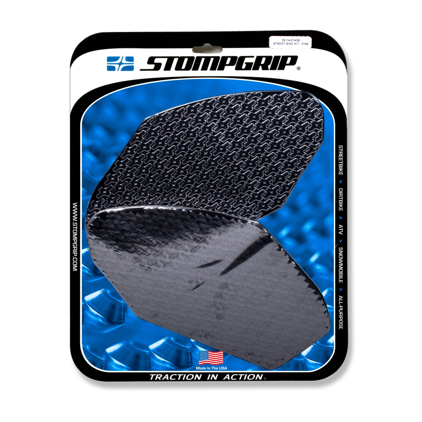 Stomgrip Traktionspad Streetbikes Schwarz Kawasaki Z400 Bj. 19-22