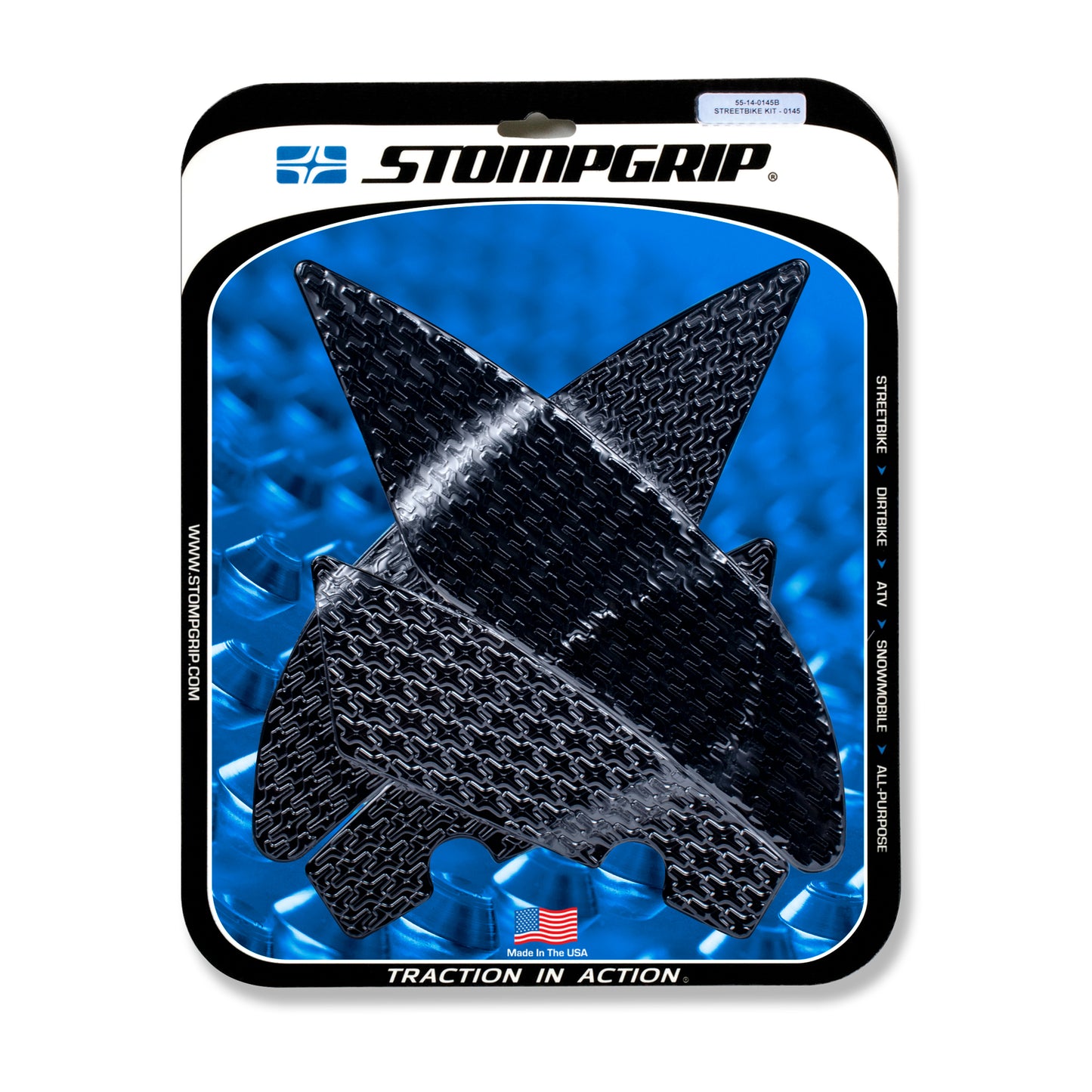 Stomgrip Traktionspad Streetbikes Schwarz Yamaha YZF-R6 Bj. 17-20