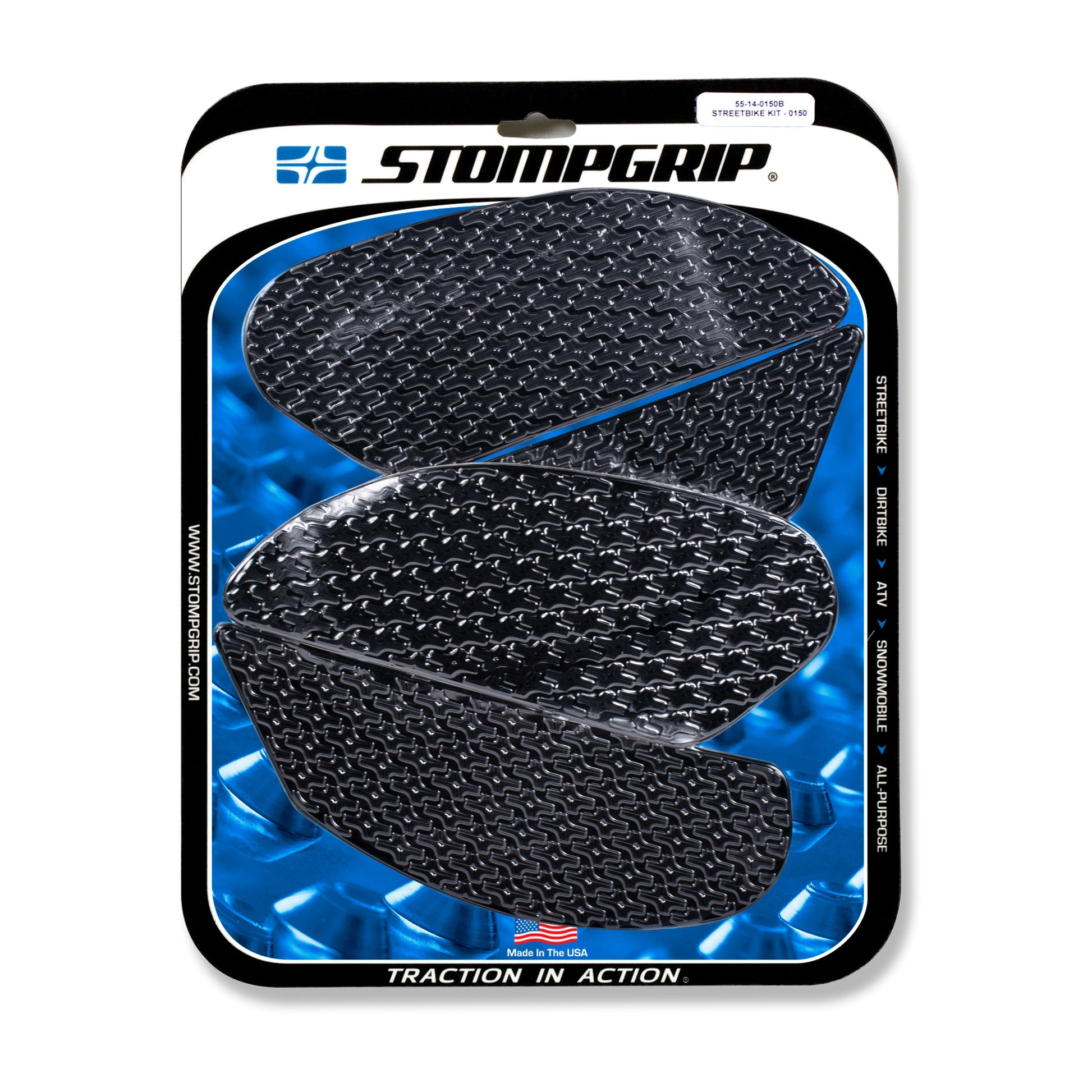 Stomgrip Traktionspad Streetbikes Schwarz Kawasaki Ninja H2 SX Bj. 18-22