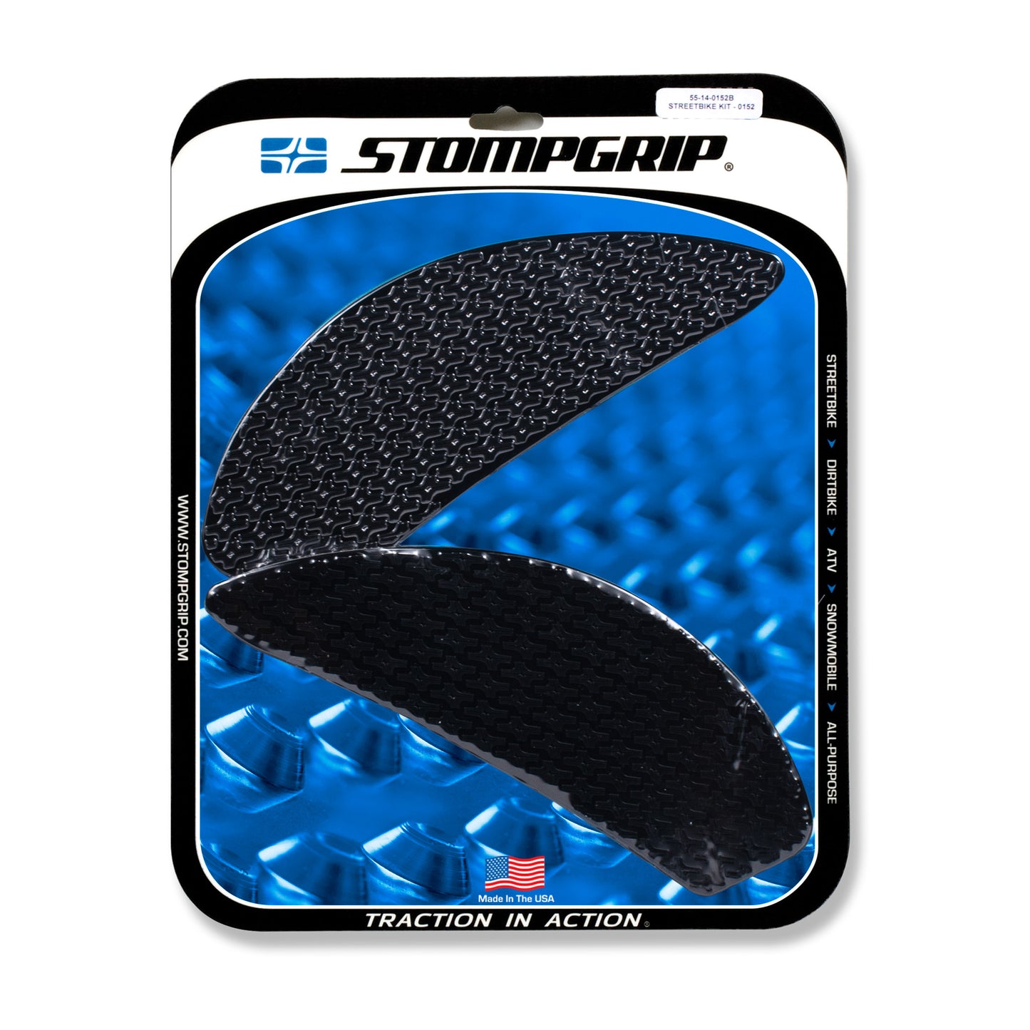 Stomgrip Traktionspad Streetbikes Schwarz Suzuki GSX250 R Bj. 18-20