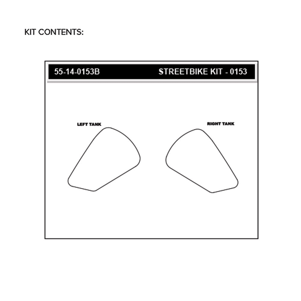 Stomgrip Traktionspad Streetbikes Schwarz BMW R 1200 GS Bj. 17-18