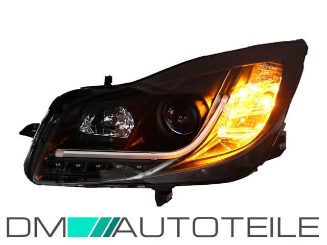Opel Insignia Tagfahrlicht Scheinwerfer Set Schwarz ab 08-13