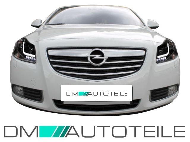 Opel Insignia Tagfahrlicht Scheinwerfer Set Schwarz ab 08-13