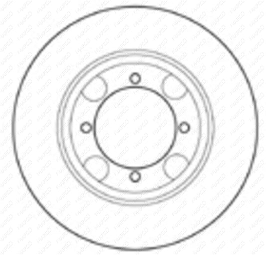 MAPCO Bremsscheibe Vorderachse  15506