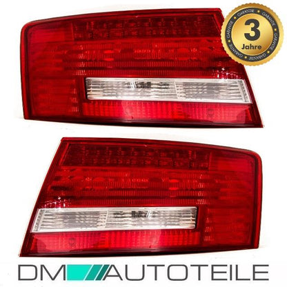 Set Audi A6 4F Limousine LED Rückleuchten Rot/Weiß Bj Links & Rechts 04-08