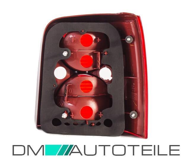 Rückleuchten SET Rot Weiß + Birnen passt für Set VW PASSAT 3BG 3B6 Variant Kombi 2000-2005