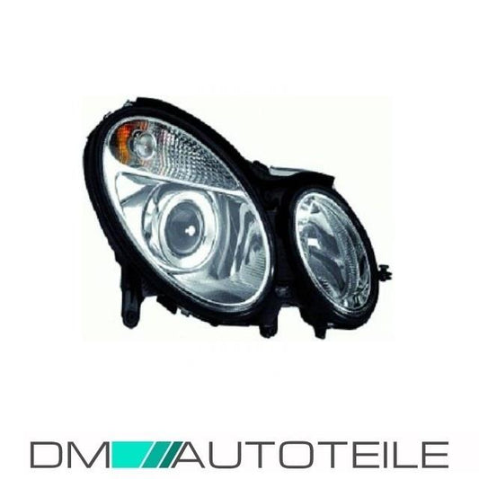 Mercedes W211 Bi-Xenon Scheinwerfer rechts Hella 02-06 mit Kurvenlicht D2S/H7 + Zubehör