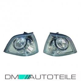 Frontblinker Set Klarglas Chrom passend für BMW E36 Coupe Cabrio Bj. 90-98