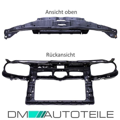 Frontgerüst Frontmaske + Klima + Doppellüfter 650mm passt für VW Golf IV 4 Bora