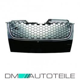 Sportgrill ABS Kunststoff mit Chromleiste passt für VW Golf V 5 ab 2003-2008