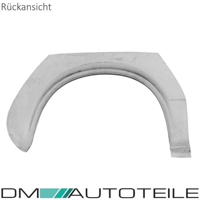 Reparaturblech Radlauf Kotflügel hinten Links passt für VW Golf 1 Cabrio Jetta