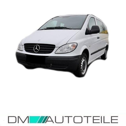 Set Mercedes Viano/Vito W639 Klarglas Scheinwerfer Rechts & Links H7/H7/H7 Bj 03-10 + Nebelscheinwerfer