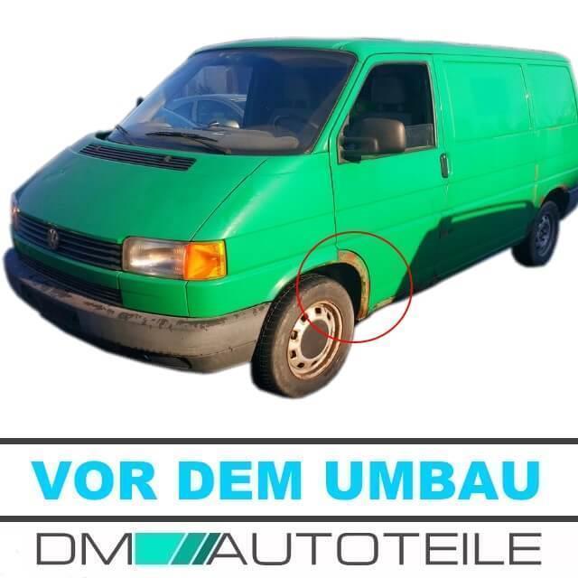 für VW T4 1990-2003 passend 2x Reparaturblech Schweller Kotflügel vorne Radlauf