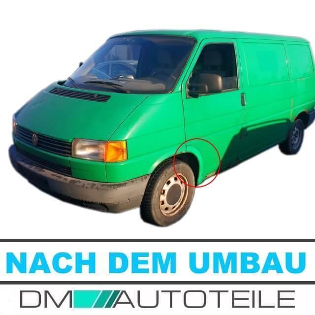 für VW T4 1990-2003 passend 2x Reparaturblech Schweller Kotflügel vorne Radlauf