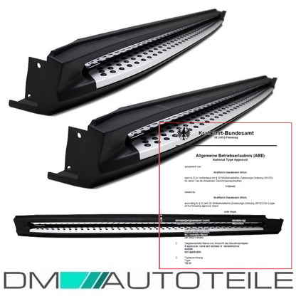 Hyundai Tucson TLE Trittbretter Schweller Aluminium Set +Montagekit ab 2015-2020