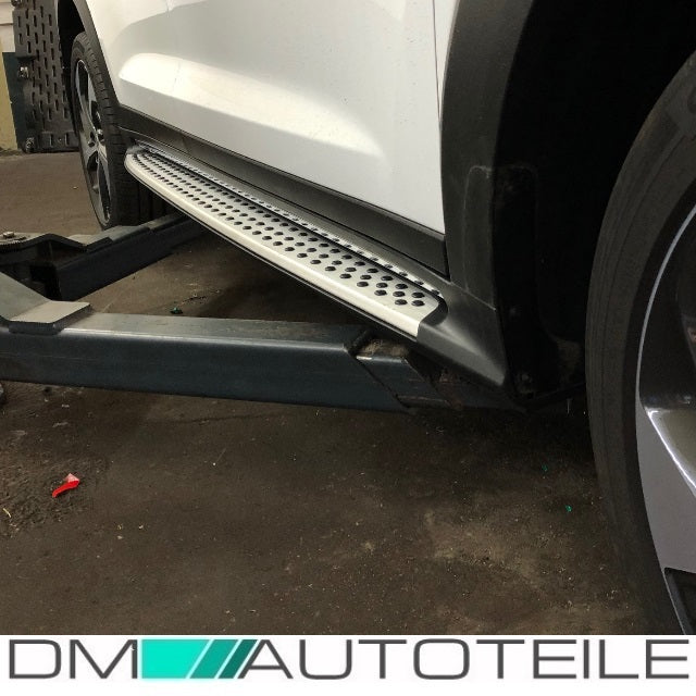 Hyundai Tucson TLE Trittbretter Schweller Aluminium Set +Montagekit ab 2015-2020