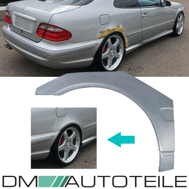 Mercedes CLK W208 Coupe Reparaturblech Kotflügel hinten rechts verzinkt Bj 97-03