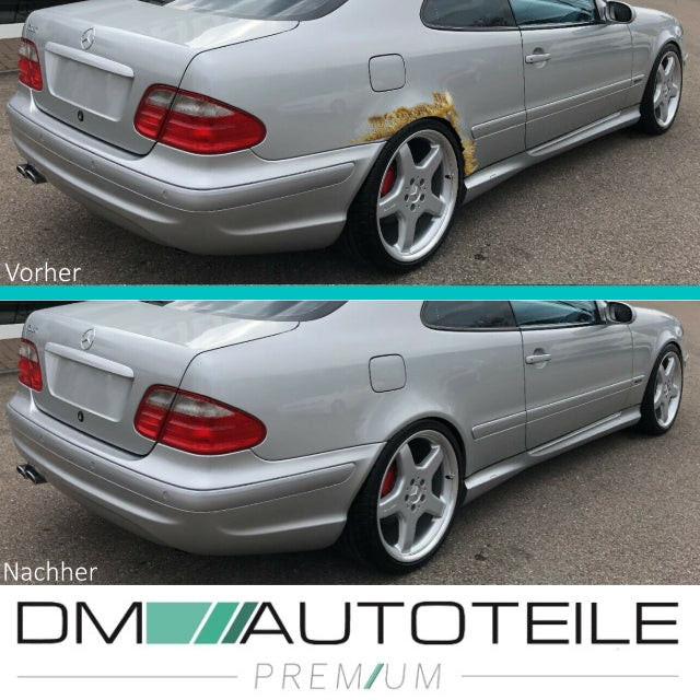 Mercedes CLK W208 Coupe Reparaturblech Kotflügel hinten rechts verzinkt Bj 97-03