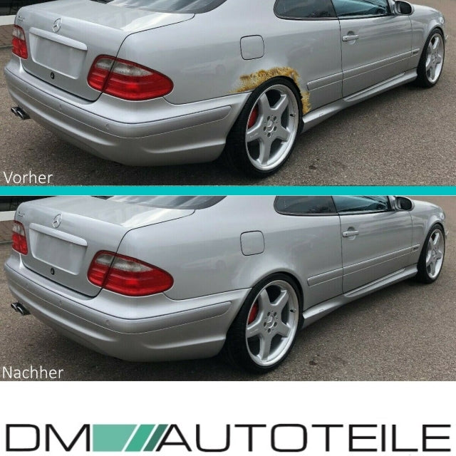 Radlauf Reparaturblech hinten SET Links & Rechts verzinkt passt für Mercedes CLK W208 97-03